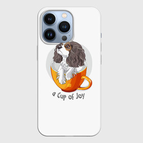 Чехол для iPhone 13 Pro с принтом Кавалер Кинг Чарльз Спаниель в Екатеринбурге,  |  | Тематика изображения на принте: dog spa | king charles spaniel | английский спаниель | год собаки | друг человека | животное | зверь | кавалер спаниель | кинг чарльз спаниель | кинолог | кокер спаниель | охотничья собака | пёс