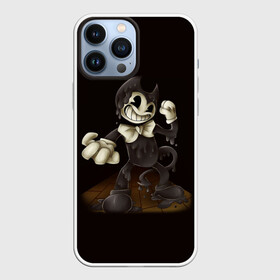 Чехол для iPhone 13 Pro Max с принтом BENDY   ЗЛОЙ БЕНДИ в Екатеринбурге,  |  | bendy | bendy and the ink machine | tegunvteg | бенди | бени | бенни | бэнди | детская | детям | игра | компьютерная игра | машина | ужастик | чернила | чернильная