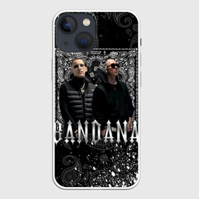 Чехол для iPhone 13 mini с принтом BANDANA 1 в Екатеринбурге,  |  | bandana | bbt | big baby tape | kizaru | rap | trap | бандана | ббт | биг бейби тейп | кизару | реп | треп