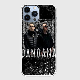 Чехол для iPhone 13 Pro Max с принтом BANDANA 1 в Екатеринбурге,  |  | Тематика изображения на принте: bandana | bbt | big baby tape | kizaru | rap | trap | бандана | ббт | биг бейби тейп | кизару | реп | треп