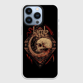 Чехол для iPhone 13 Pro с принтом LOG Skull в Екатеринбурге,  |  | alternative | lamb of god | log | metall | music | rock | альтернатива | ламб оф гад | ламб оф год | металл | музыка | рок