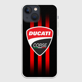 Чехол для iPhone 13 mini с принтом DUCATI CARBON LOGO | ITALY CONCERN в Екатеринбурге,  |  | ducati | italy | moto | motocycle | racing | sport | дукати | италия | мото | мотоспорт | мотоцикл | рейсинг | спорт