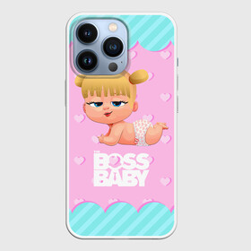 Чехол для iPhone 13 Pro с принтом Baby boss girl в Екатеринбурге,  |  | Тематика изображения на принте: baby | boss | boss baby | босс | босс молокосос | маленький босс | малыш | мальчик | молокосос | ребенок