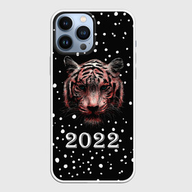 Чехол для iPhone 13 Pro Max с принтом New Year Immortal Tiger в Екатеринбурге,  |  | 2022 | 22 | christmas | claus | deer | frost | immortal | new | santa | second | snow | spruce | symbol | team | three | tiger | tree | twenty | winter | year | второй | год | года | двадать | дед | елка | ель | зима | клаус | мороз | нового