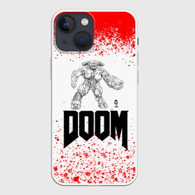 Чехол для iPhone 13 mini с принтом BOSS | FAN ART в Екатеринбурге,  |  | cyber demon | cyberdemon | demons | devil | doom | doom eternal | doom slayer | hell | ад | демон | демоны | дум | кибер демон | кибердемон