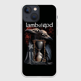 Чехол для iPhone 13 mini с принтом Время уходит LOG в Екатеринбурге,  |  | alternative | lamb of god | log | metall | music | rock | альтернатива | ламб оф гад | ламб оф год | металл | музыка | рок