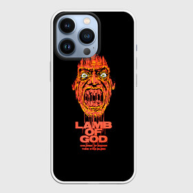 Чехол для iPhone 13 Pro с принтом Scary zombie LOG в Екатеринбурге,  |  | Тематика изображения на принте: alternative | lamb of god | log | metall | music | rock | альтернатива | ламб оф гад | ламб оф год | металл | музыка | рок