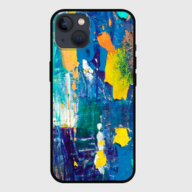 Чехол для iPhone 13 с принтом Краской по ткани в Екатеринбурге,  |  | абстракция | брызги | живопись | краски | маски краски