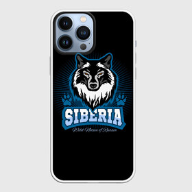 Чехол для iPhone 13 Pro Max с принтом SIBERIA (Сибирь) в Екатеринбурге,  |  | gray wolf | predator | the beast | volkolak | wolf | wolfhound | волк | волкодав | волколак | волчара | вурдалак | зверь | зов волка | лапы | морской волк | оборотень | оскал | рисунок волка | санитар леса | серый волк | сибирь