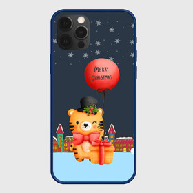 Чехол для iPhone 12 Pro Max с принтом Новогодний тигренок с красным шариком в Екатеринбурге, Силикон |  | 2022 | год тигра | новый год | новый год 2022 | символ года | тигр | тигренок | тигрица | тигры