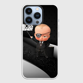Чехол для iPhone 13 Pro с принтом Босс с пиратской повязкой в Екатеринбурге,  |  | baby | boss | boss baby | босс | босс молокосос | маленький босс | малыш | мальчик | молокосос | ребенок