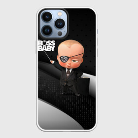 Чехол для iPhone 13 Pro Max с принтом Босс с пиратской повязкой в Екатеринбурге,  |  | baby | boss | boss baby | босс | босс молокосос | маленький босс | малыш | мальчик | молокосос | ребенок