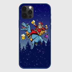 Чехол для iPhone 12 Pro Max с принтом Санта Клаус на Пивозавре в Екатеринбурге, Силикон |  | christmas | santa | дед мороз | динозавр | елка | зима | новый год | подарок | рождество | санта | снег | снежинка