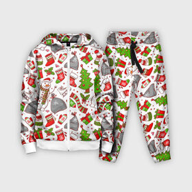 Детский костюм 3D с принтом Новый Год в Екатеринбурге,  |  | background | christmas | gifts | holiday | new year | pictures | skates | snowman | socks | tree | елка | коньки | новый год | носки | подарки | праздник | рисунки | рождество | снеговик | фон