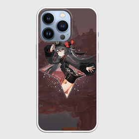 Чехол для iPhone 13 Pro с принтом Ху Тао в примогеме Genshin Impact в Екатеринбурге,  |  | genshin impact | hu tao | аниме | ваншэн | геншин импакт | геншин удар | копье | огонь | пиро | ху тао | хутава