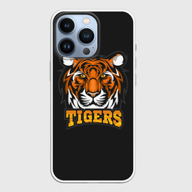 Чехол для iPhone 13 Pro с принтом TIGERS (Тигр) в Екатеринбурге,  |  | animal | beast | cat | predator | tiger | амурский тигр | белый тигр | год тигра | животное | зверь | кот | полосатая кошка | саблезубый тигр | тигр | хищник | царь джунглей | шерхан