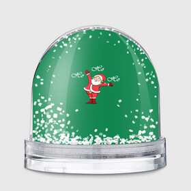 Игрушка Снежный шар с принтом о хо хо в Екатеринбурге, Пластик | Изображение внутри шара печатается на глянцевой фотобумаге с двух сторон | 2022 | claus | happiness | happy | new | santa | year | год | дед | клаус | мороз | новый | о | санта | счастливый | счастье | хо
