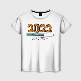 Женская футболка 3D с принтом 2022 загрузка в Екатеринбурге, 100% полиэфир ( синтетическое хлопкоподобное полотно) | прямой крой, круглый вырез горловины, длина до линии бедер | 2022 | 22 | color | download | figures | is | new | of | second | symbol | the | tiger | twenty | world | year | второй | год | года | двадцать | загрузка | загрузки | мира | нового | новый | окрас | полоса | прогрузка | символ | тигр | тигриный | цифры