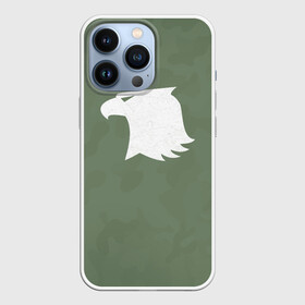 Чехол для iPhone 13 Pro с принтом Рапторы (цвет ордена) в Екатеринбурге,  |  | astartes | camouflage | eagle | khaki | raptors | space marine | waha | warhammer | астартес | вархаммер | ваха | камуфляж | космодесант | орел | рапторы | хаки