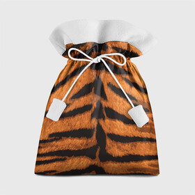 Подарочный 3D мешок с принтом ТИГРИНАЯ ШКУРА в Екатеринбурге, 100% полиэстер | Размер: 29*39 см | Тематика изображения на принте: 2022 | christmas | merry | new | tiger | year | год | животные | новый | рождество | текструа | тигр | тигра | тигриная | тигровая | шерсть