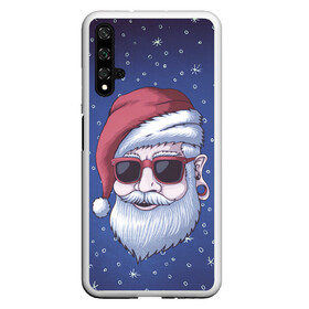 Чехол для Honor 20 с принтом САНТА ХИПСТЕР | SANTA HIPSTER в Екатеринбурге, Силикон | Область печати: задняя сторона чехла, без боковых панелей | Тематика изображения на принте: 2022 | bad | christmas | cold | dab | dub | hipster | klaus | merry | new | santa | snow | winter | year | год | даб | зима | клаус | мороз | новый | рождество | санта | снег | тигр | тигра | хипстер | холод