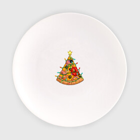 Тарелка с принтом Новогодняя Пицца Елка в Екатеринбурге, фарфор | диаметр - 210 мм
диаметр для нанесения принта - 120 мм | christmas | pizza | гирлянда | елка | ель | звезда | новый год | пицца | рождество