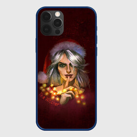 Чехол для iPhone 12 Pro Max с принтом Цирилла The Witcher в Екатеринбурге, Силикон |  | девушка | надпись | огоньки | персонаж | шапка