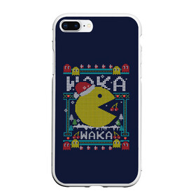 Чехол для iPhone 7Plus/8 Plus матовый с принтом WAKA WAKA NEW YEAR   НОВЫЙ ГОД ГЕЙМЕРАМ ВАКА ВАКА 2022 в Екатеринбурге, Силикон | Область печати: задняя сторона чехла, без боковых панелей | 2022 | beast | merry christmas | new year | red bow | santa hat | snow | tiger | winter | winter is coming | year of the tiger | год тигра | дед мороз | животные | звери | зверь | зима | зима 2022 | зима близко | новогодний свитер | новогодний у