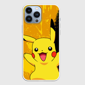 Чехол для iPhone 13 Pro Max с принтом ПИКА ПИКА ПИКАЧУ в Екатеринбурге,  |  | animals | pika | pika pika | pikachu | pokemon | детектив пикачу | животные | звери | пика | пикачу | покемон