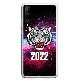 Чехол для Honor P30 с принтом ЧЁРНЫЙ ТИГР НОВЫЙ ГОД 2022   GRAY TIGER NEW YEAR в Екатеринбурге, Силикон | Область печати: задняя сторона чехла, без боковых панелей | Тематика изображения на принте: 2022 | beast | merry christmas | new year | red bow | santa hat | snow | tiger | winter | winter is coming | year of the tiger | год тигра | дед мороз | животные | звери | зверь | зима | зима 2022 | зима близко | новог | новогодни