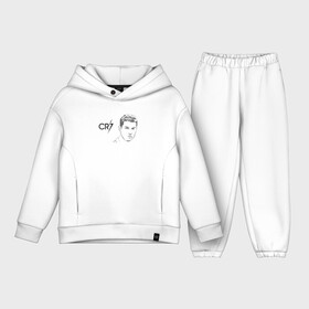 Детский костюм хлопок Oversize с принтом CR7 Cotton Theme в Екатеринбурге,  |  | cr7 | cristiano ronaldo | manchester united | mufc | англия | апл | криро | криштиану | криштиану роналду | манчестер юнайтед | португалия | роналду | футбол