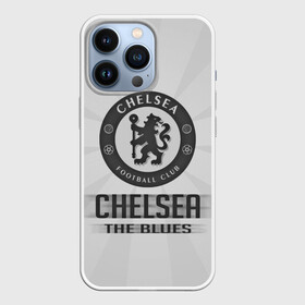Чехол для iPhone 13 Pro с принтом Chelsea FC Graphite Theme в Екатеринбурге,  |  | blues | chelsea | london | англия | апл | лига чемпионов | лондон | премьер лига | синие | футбол | челси