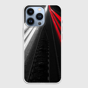 Чехол для iPhone 13 Pro с принтом Unlimited Highway в Екатеринбурге,  |  | Тематика изображения на принте: highway | unlimited | авто | автобан | движение | дорога | ночь | огни | трасса | трафик | траффик | фары | шоссе