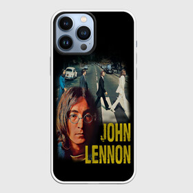 Чехол для iPhone 13 Pro Max с принтом The Beatles John Lennon. в Екатеринбурге,  |  | beatles | blues | british | imagine | john | lennon | liverpool | music | retro | rock | битлз | британия | джон | леннон | музыка | ретро | рок | четверка