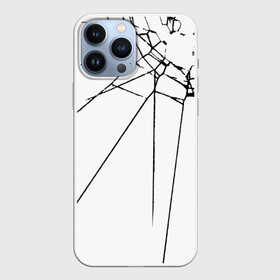 Чехол для iPhone 13 Pro Max с принтом Разбит в Екатеринбурге,  |  | военная | война | дырка | пробой | пуля | стекло | урон