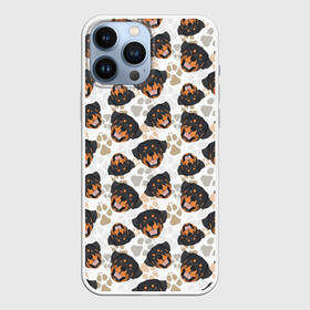 Чехол для iPhone 13 Pro Max с принтом Собака Ротвейлер (Rottweiler) в Екатеринбурге,  |  | animal | dog | fighting dog | rottweiler | бойцовская собака | год собаки | друг человека | животное | зверь | кинолог | пёс | порода собак | ротвейлер | собака ротвейлер | собаковод | хищник | четвероногий