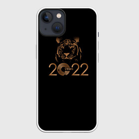 Чехол для iPhone 13 с принтом 2022 Tiger Bronze Theme в Екатеринбурге,  |  | 2022 | год тигра | нг | новый год | подарки на новый год | праздник | рождество | тигр