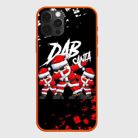 Чехол для iPhone 12 Pro с принтом DAB SANTA   ДАБ САНТА КЛАУС 2022 в Екатеринбурге, силикон | область печати: задняя сторона чехла, без боковых панелей | 2022 | beast | merry christmas | new year | red bow | santa hat | snow | tiger | winter | winter is coming | year of the tiger | год тигра | дед мороз | животные | звери | зверь | зима | зима 2022 | зима близко | новог | новогодни