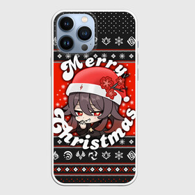 Чехол для iPhone 13 Pro Max с принтом HU TAO | MERRY CHRISTMAS в Екатеринбурге,  |  | 2022 | anime | game | genshin | hu tao | impact | lumin | merry christmas | new year | paimon | pyro | аниме | взрыв | геншин | игра | импакт | итэр | люмин | молитва | новый год | паймон | пиро | путешественник | рождество | тейват | ху т