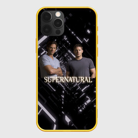 Чехол для iPhone 12 Pro с принтом supernatural братья в Екатеринбурге, силикон | область печати: задняя сторона чехла, без боковых панелей | supernatural | абстракция | винчестер | сверхъестественное | сериал