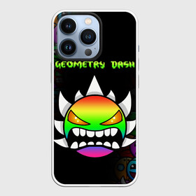 Чехол для iPhone 13 Pro с принтом GEOMETRY DASH COLORFUL   ГЕОМЕТРИ ДАШ КРАСОЧНЫЙ в Екатеринбурге,  |  | 2d игра | colorful | geometry dash | mobile game | robtop | space | геометри даш | космос | красочный | кубики | кубы | мобильная игра | неон | разноцветный