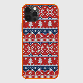 Чехол для iPhone 12 Pro Max с принтом New Year Pattern в Екатеринбурге, Силикон |  | Тематика изображения на принте: background | christmas | christmas pattern | herringbone | holiday | knitted pattern | new year | pattern | snowflakes | texture | tree | вязаный узор | елка | елочка | новогодний узор | новый год | паттерн | праздник | рождество | снежинки | текстура | у