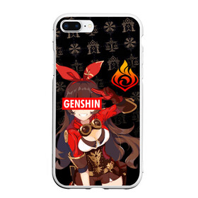 Чехол для iPhone 7Plus/8 Plus матовый с принтом GENSHIN IMPACT EMBER ГЕНШИН ИМПАКТ ЭМБЕР в Екатеринбурге, Силикон | Область печати: задняя сторона чехла, без боковых панелей | anime | character | game | genshin impact | аниме | геншин импакт | игра | персонаж | персонажи