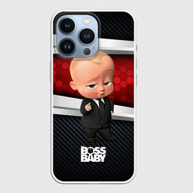 Чехол для iPhone 13 Pro с принтом BOSS 3D BLACK  RED в Екатеринбурге,  |  | baby | boss | boss baby | босс | босс молокосос | маленький босс | малыш | мальчик | молокосос | ребенок