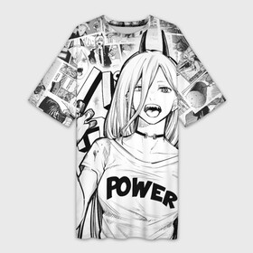 Платье-футболка 3D с принтом Power  Chainsaw Man в Екатеринбурге,  |  | anime girl | chainsaw man | chainsawman | power | аниме | бензопила | девушки аниме | демон крови | манга | охотник на демонов | пауэр | человекбензопила