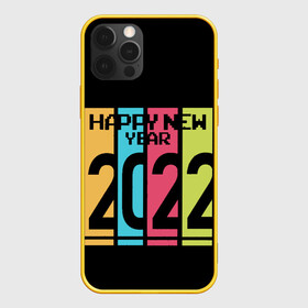 Чехол для iPhone 12 Pro с принтом Просто и со вкусом 2022 новый год в Екатеринбурге, силикон | область печати: задняя сторона чехла, без боковых панелей | new year | tiger | год тигра | новый год | праздник | с новым годом | тигр