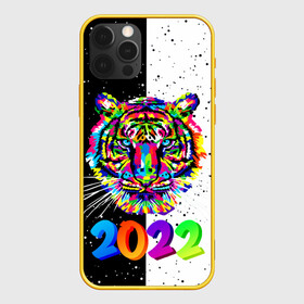 Чехол для iPhone 12 Pro с принтом НОВЫЙ ГОД 2022   НОВОГОДНИЙ ТИГР   ПОП АРТ   POP ART в Екатеринбурге, силикон | область печати: задняя сторона чехла, без боковых панелей | 2021 | 2022 | happy new year | merry christmas | new year | snow | tiger | winter | year of the tiger | год тигра | зверь | зима | новогоднее настроение | новогодние праздники | новый год | рождество | символ года | синий тигр | снег | хищн