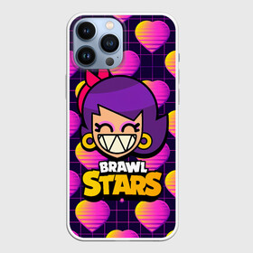 Чехол для iPhone 13 Pro Max с принтом Brawl Stars Лола и сердечки в Екатеринбурге,  |  | Тематика изображения на принте: brawl | brawl stars | brawlstars | lola | бравл | бравлстарс | лола | лоли | разрушитель