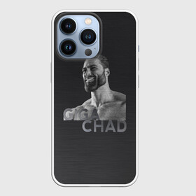 Чехол для iPhone 13 Pro с принтом Giga Chad в Екатеринбурге,  |  | Тематика изображения на принте: chad | gachi | giga | giga chad | gigachad | man | mem | meme | гачи | гига чад | гигачад | мем | мужик | мужчина | мускулы | мышцы | подбородок