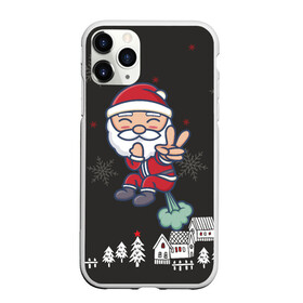 Чехол для iPhone 11 Pro Max матовый с принтом Плохой Санта 2022 Bad Santa в Екатеринбурге, Силикон |  | Тематика изображения на принте: 2022 | год тигра | новый год | новый год 2022 | символ года | тигр | тигренок | тигрица | тигры